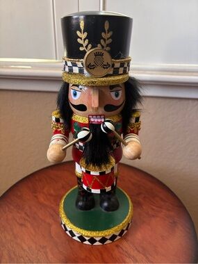 MacKenzie-Childs Toyland Drummer Nutcracker Christmas decor